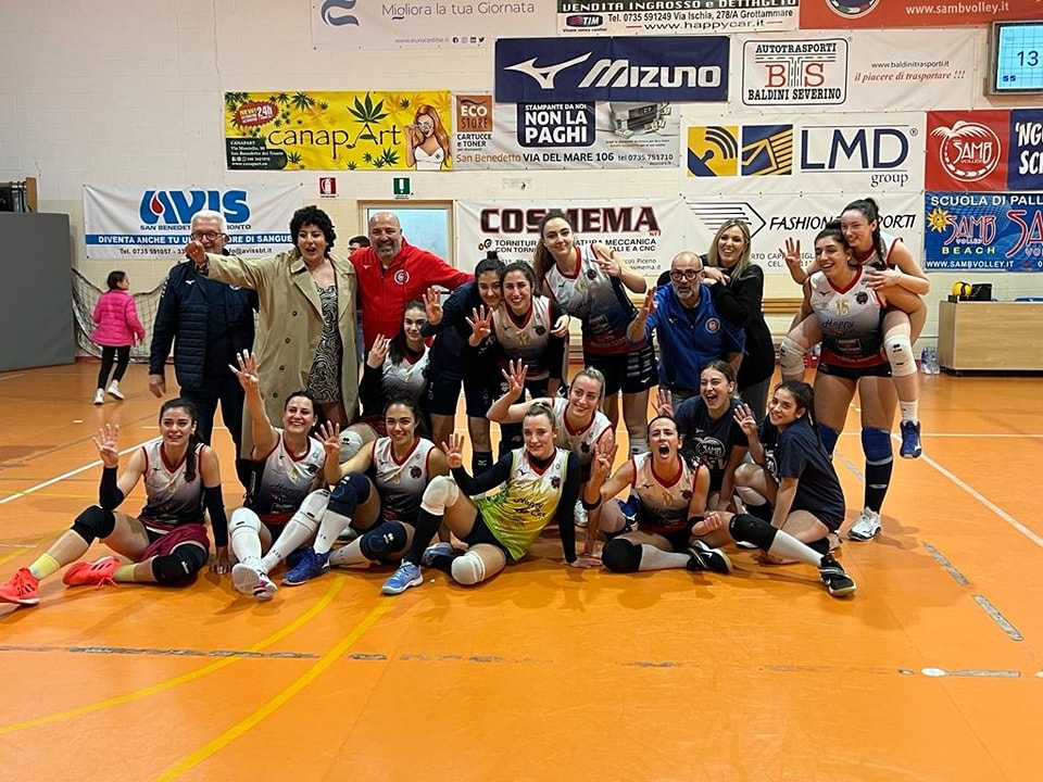 Vittoria e semifinale per l'Happy Car Rsv