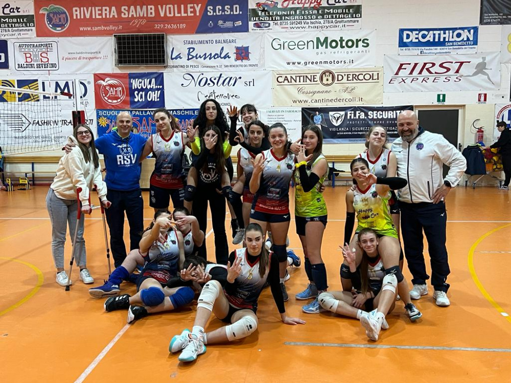 Vittoria e primo posto nel girone per l'Under 16 Femminile